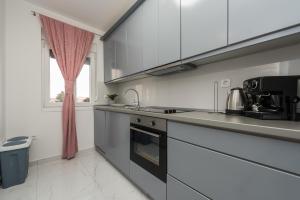 Η κουζίνα ή μικρή κουζίνα στο Villa Jana luxury apartments