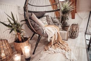 Posezení v ubytování Luxusloft Timeout with private Spa + 19 fotografií