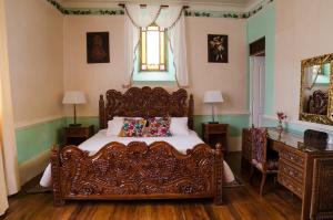 Cama o camas de una habitación en Florencio Casa Hacienda