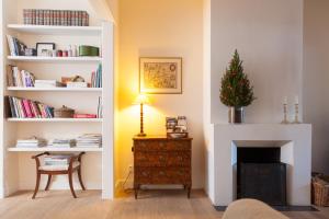 Knihovna v bed and breakfast