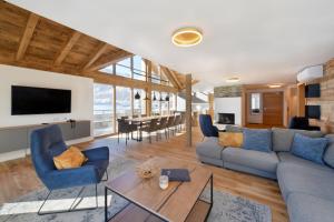 Posezení v ubytování Mountain Hotel Luis