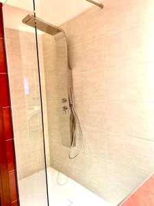 Koupelna v ubytování Hotel Grillo