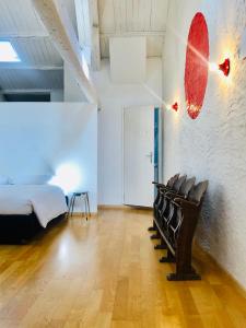 Posezení v ubytování Legrenzi Rooms
