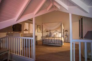 Dream Villa Gustavia 868にあるベッド