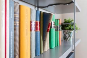 The library in Az apartmant