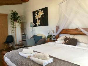Ein Bett oder Betten in einem Zimmer der Unterkunft Quinta Vida Verde