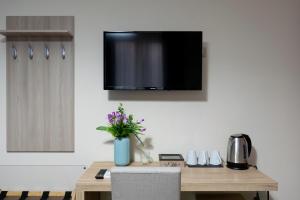 TV a/nebo společenská místnost v ubytování Apollo Bed & Breakfast