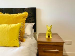 Postel nebo postele na pokoji v ubytování Convenient Manchester city centre 3BD with free parking