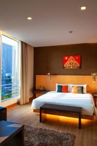 Lova arba lovos apgyvendinimo įstaigoje Hotel Solo, Sukhumvit 2, Bangkok - SHA Extra Plus