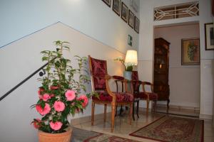 A seating area at Hotel Dalmazia