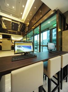 Kuchyň nebo kuchyňský kout v ubytování F Hotel - Hualien