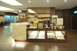 Příslušenství pro přípravu čaje a kávy v ubytování F Hotel - Hualien