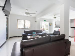Uma área de estar em Hotel Jardín Cancún