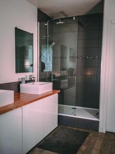 Ένα μπάνιο στο La Belle Landaise 1809 Gîte Arridoulet 2