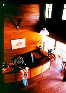Posezení v ubytování Riverhouse-The Teak House