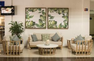 Et opholdsområde på Howard Johnson by Wyndham Veracruz