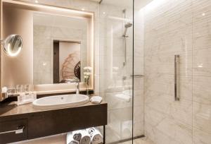 Vannituba majutusasutuses Radisson Blu Béke Hotel, Budapest