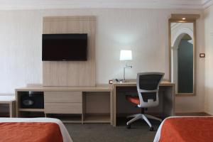 TV o dispositivi per l'intrattenimento presso Hotel Flamingo Irapuato
