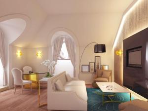 Istumisnurk majutusasutuses Radisson Blu Béke Hotel, Budapest