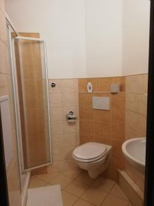 Koupelna v ubytování ABC Hotel Nitra