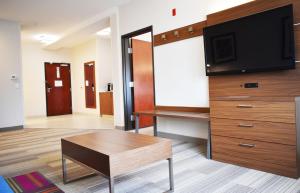 TV a/nebo společenská místnost v ubytování Holiday Inn Express Hotel & Suites Albany by IHG