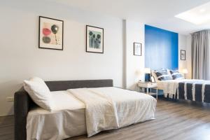 Кровать или кровати в номере Cozy Studio 1 in Sathorn, BTS Saint Louis