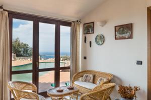 Area soggiorno di Villa in Sardinia with Sea View - Arielle