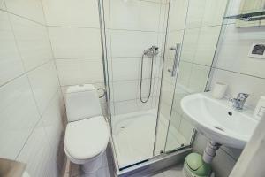 Kúpeľňa v ubytovaní Zacisze Leśne nad Pilicą