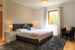Postelja oz. postelje v sobi nastanitve Laura´s Smart Apartment