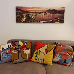 A seating area at FraBa Apartment