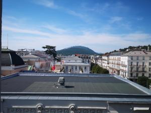 a view from the roof of a building at Studio indépendant centre ville Aix les bains in Aix-les-Bains +7 photos