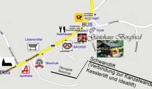 a map of the campus of syracuse university at Das Bergfried - Urlaub zentral und ruhig! in Riezlern