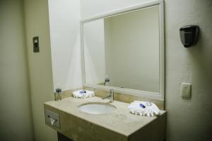 Koupelna v ubytování Hotel Tres Soles