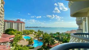 A view of the pool at Maison Seaview Suites Port Dickson or nearby