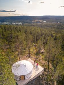 Loodusmaastik of the luxury tent lähedal