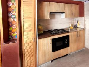 Η κουζίνα ή μικρή κουζίνα στο Apartment New York