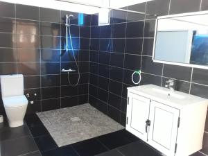 Koupelna v ubytování Villa CLIMATISEE avec piscine privée, ras el ma