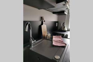 Kuchyň nebo kuchyňský kout v ubytování Air Flat Gliwice