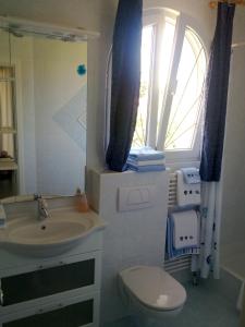 Koupelna v ubytování Marko Rooms