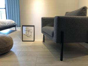 Posezení v ubytování 單眼皮民宿 Single Eyelid Hostel