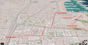 a map of the marina and the harbor at Rare New Marina Hotspot With Pool & Fast Free WIFI - Western Standards - Sheraton Plaza 415 in Hurghada
