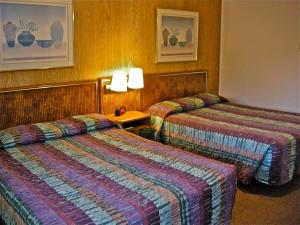En eller flere senger på et rom på Motel 101
