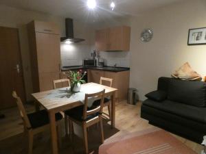 Dapur atau dapur kecil di Pension Haus Ludwig