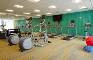 Centrul de fitness și/sau facilități de fitness de la Holiday Inn Express & Suites Omaha - Millard Area, an IHG Hotel