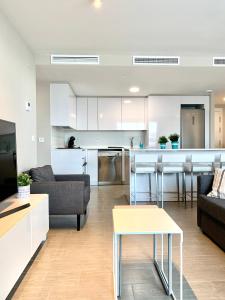 Køkken eller tekøkken på appartement Duna Beach