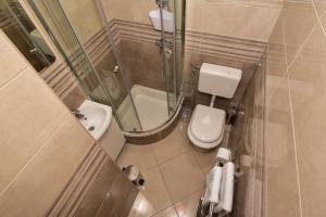 Koupelna v ubytování Apartman Mia