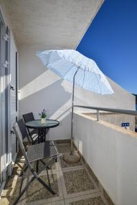 Balkón nebo terasa v ubytování Apartman Mia