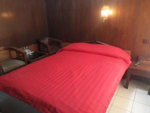Katil atau katil-katil dalam bilik di Cafe Lava Hostel