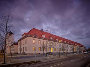 Budova, kde se aparthotel nachází