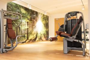 Fitness centrum a/nebo fitness zařízení v ubytování Thermenhotel Apollo